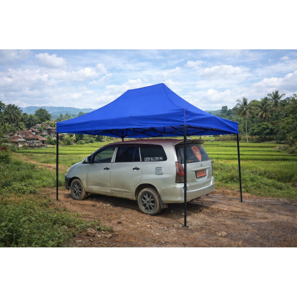 Tenda Lipat Murah Makassar Hercules 3x4 dan 3x4,5 cocok untuk jadi garasi