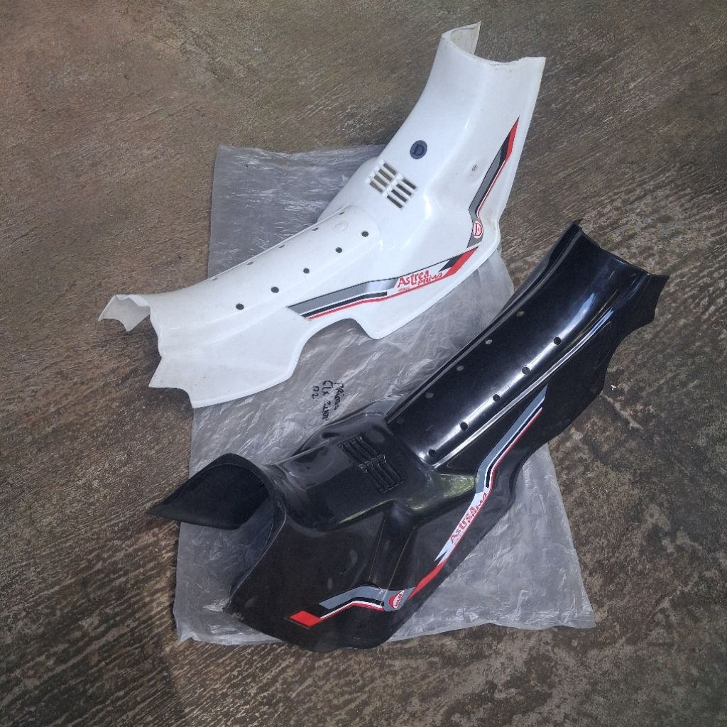 Legshield Sayap dek tengah kunci astrea prima Putih Hitam