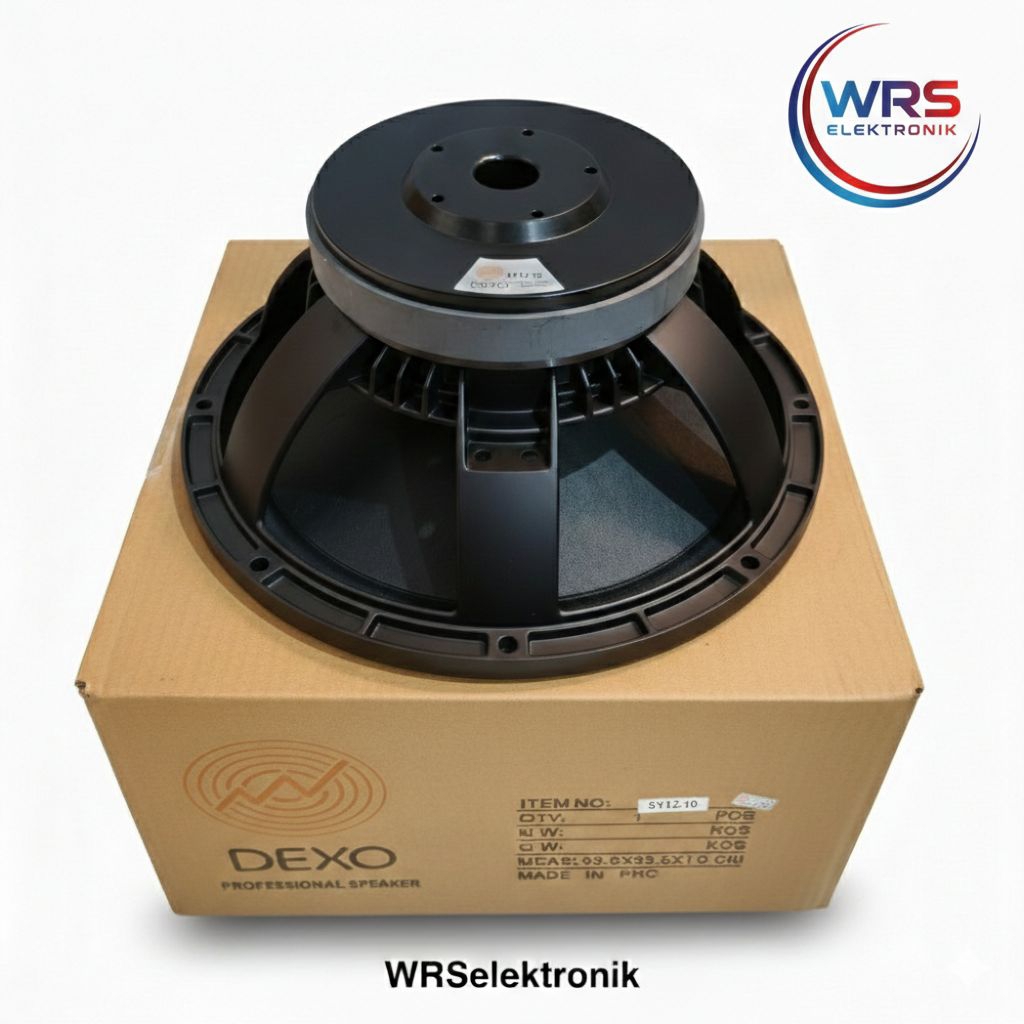 Speaker spiker 12" DEXO SY12-10 impedance 6 ohm 300watt voice coil 3" inch