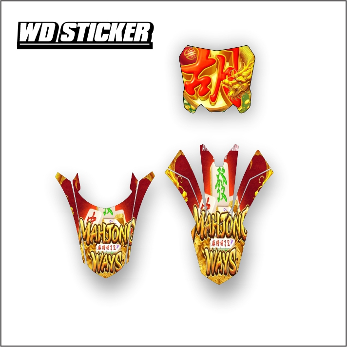 Sticker setiker stiker decal CRF 150 L-  minimalis -Dekal CRF 150 L Trail Supermoto DECAL SEBAGIAN  