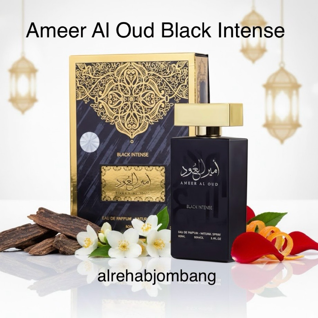 Ameer Al Oud Black Intense by Almas 100ml Spray Original Arab Saudi