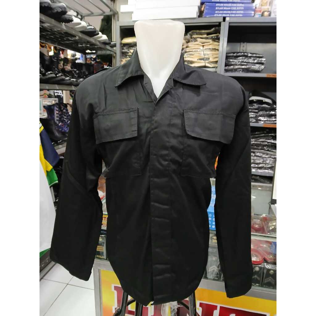 SERAGAM PDL SATPAM HITAM PAMDAL 1 STEL/SERAGAM SATPAM PAMDAL PDL HITAM