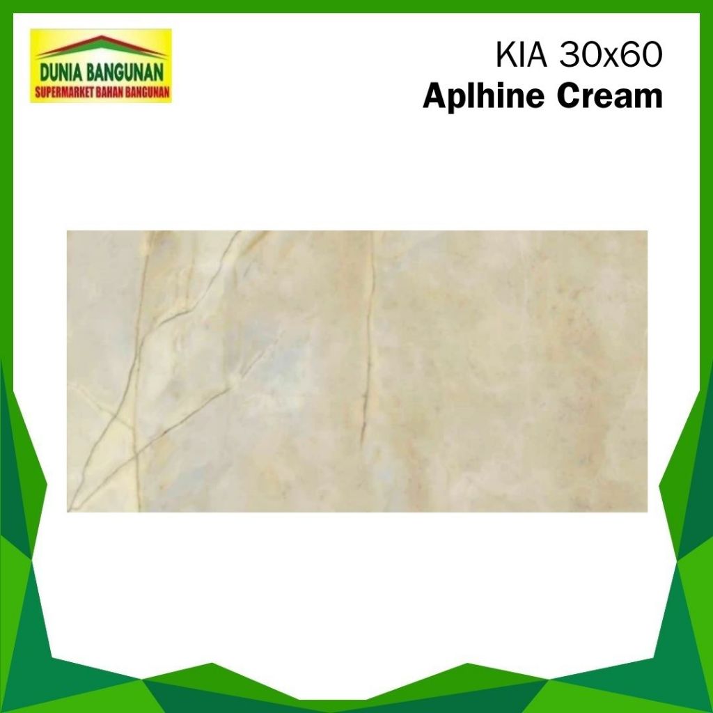 Keramik Dinding 30x60 KIA Alphine Cream Keramik Dinding Matt