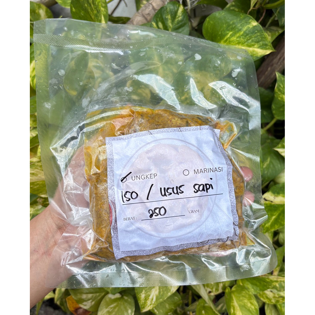 ISO / Usus Sapi ungkepan siap goreng / Usus sapi siap goreng 250gr
