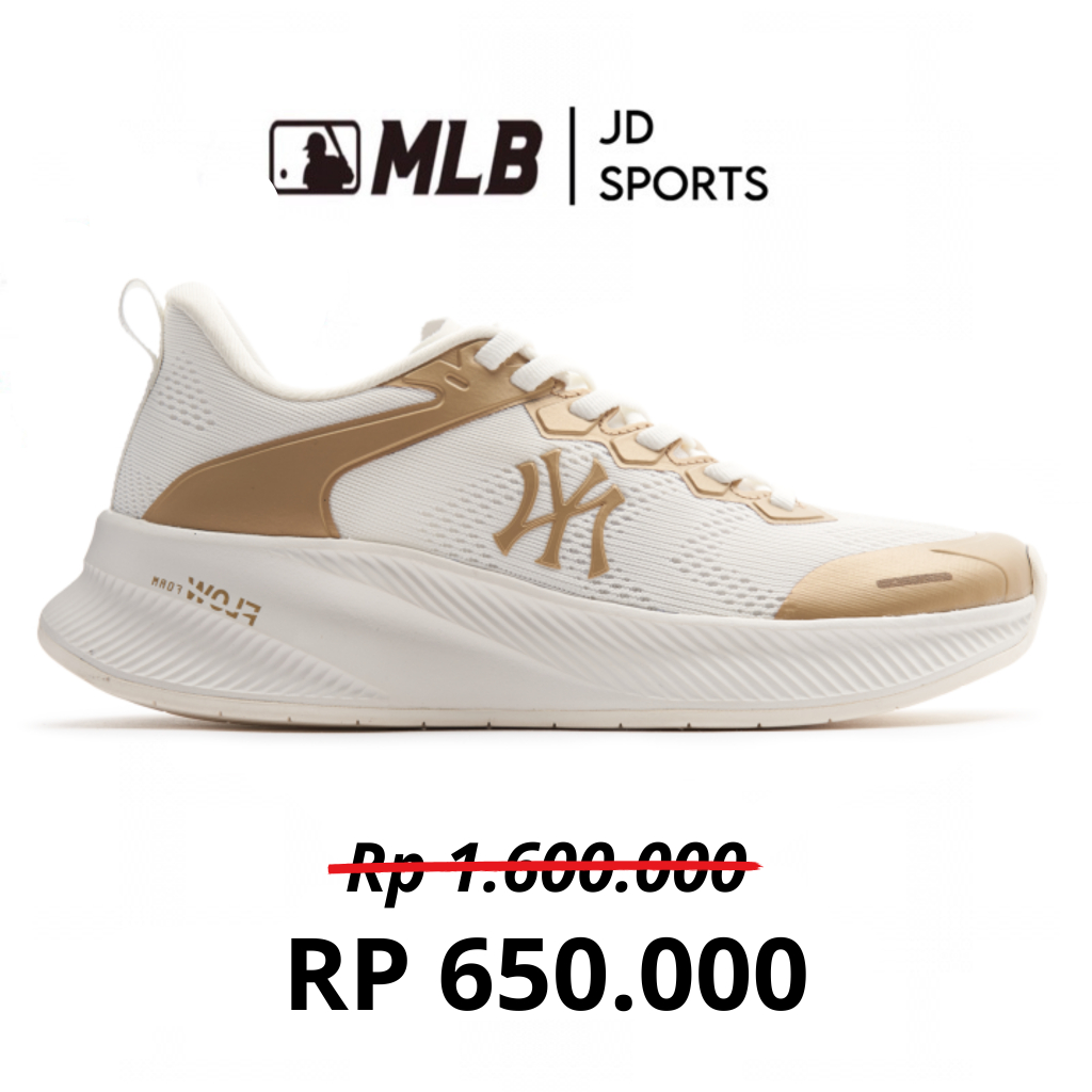 Sneakers Athflow NY Yankees Sneakers Shoes White Gold