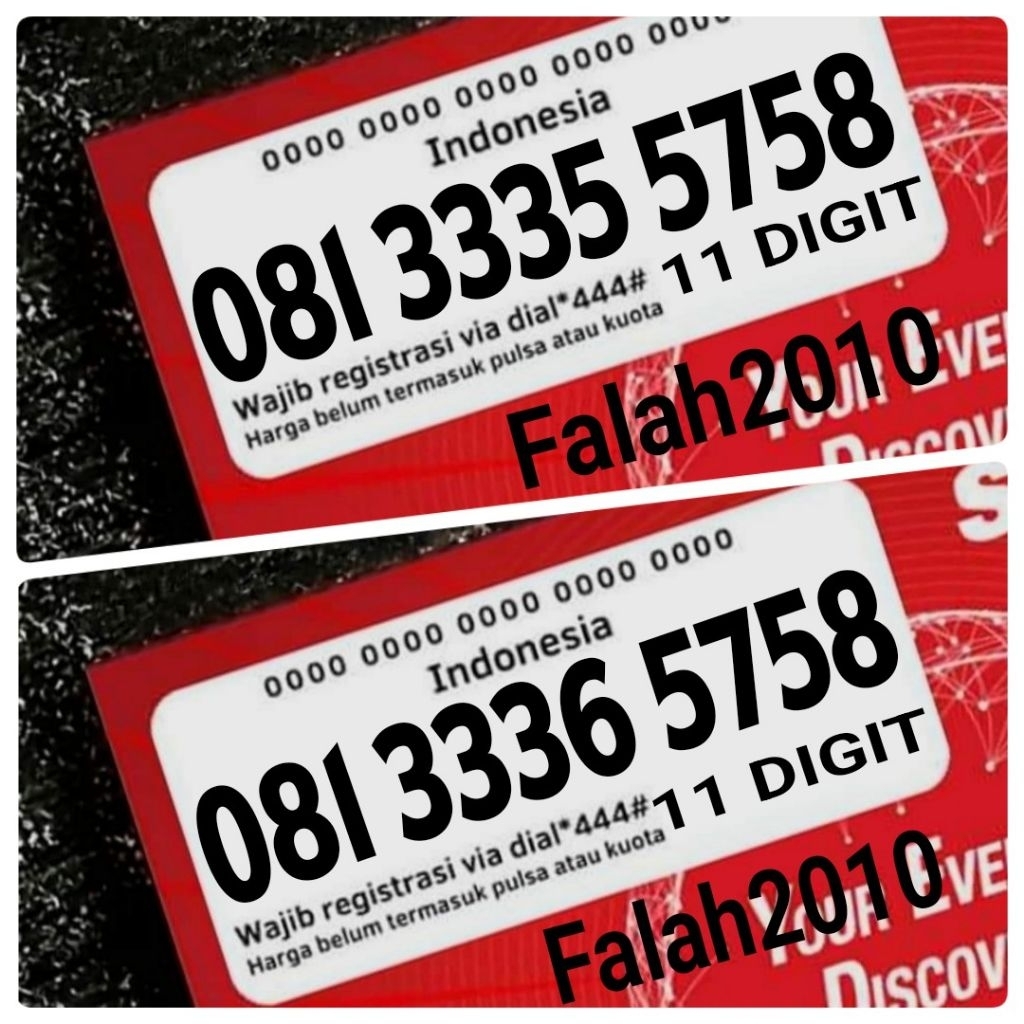 NOMOR CANTIK SIMPATI TELKOMSEL HOKY 5758 KARTU PERDANA NOMOR CANTIK TELKOMSEL SIMPATI HOKY 5758