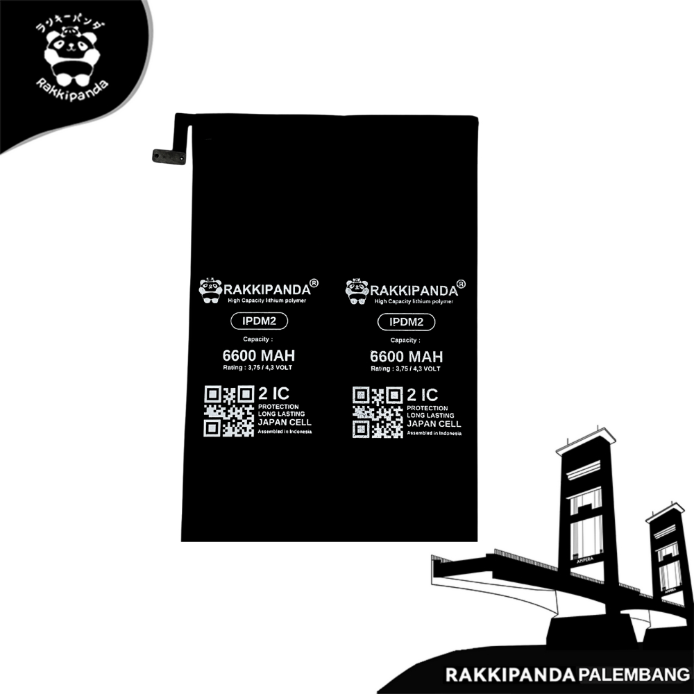 RakkiPanda - iPad Mini 2 A1489 / A1490 / A1491 / iPad Mini 3 A1599 / A1600 Batre Batrai Baterai