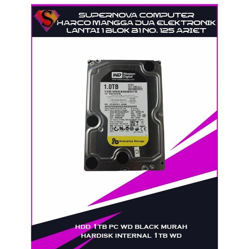 hdd 1tb pc wd black murah hardisk internal 1tb wd caviar black 3.5inch