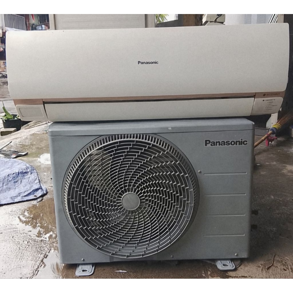 AC Panasonic 1 PK R32 SECOND + pasang (free ongkir Sejabotabek)
