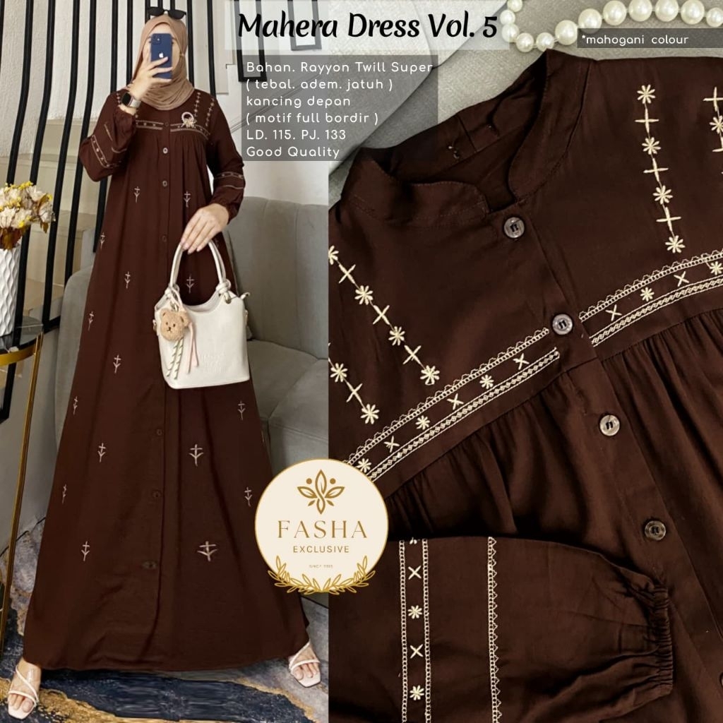 Mahera Dress // Dress wanita // Gamis Wanita