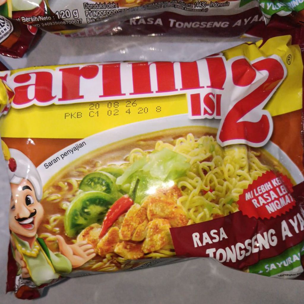 Sarimi isi 2 rasa tongseng ayam