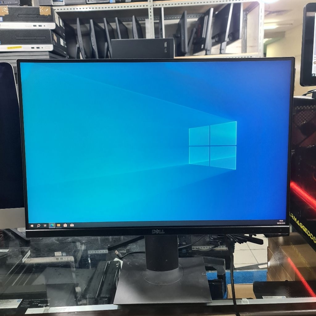 OBRALL MURAH MONITOR LED DELL 24 INCH FRAMELESS LIKE MANTULL