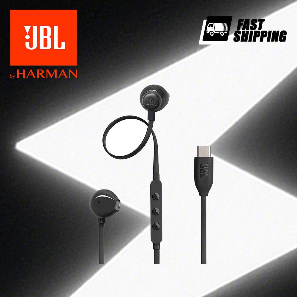 JBL Tune 305 C - Earphone Resolusi Tinggi Berkabel USB C