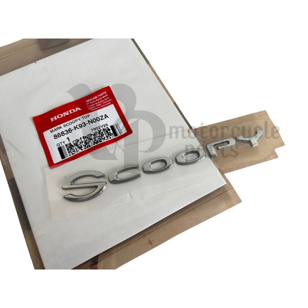 Mark Scoopy Top Emblem 3D Scoopy eSP K93 2017-2020 Original