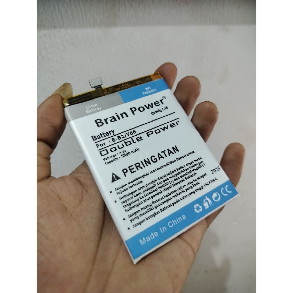 Batre Baterai B B2 Vivo Y65 Y66 Y67 5800mah Baterai Bonlepower