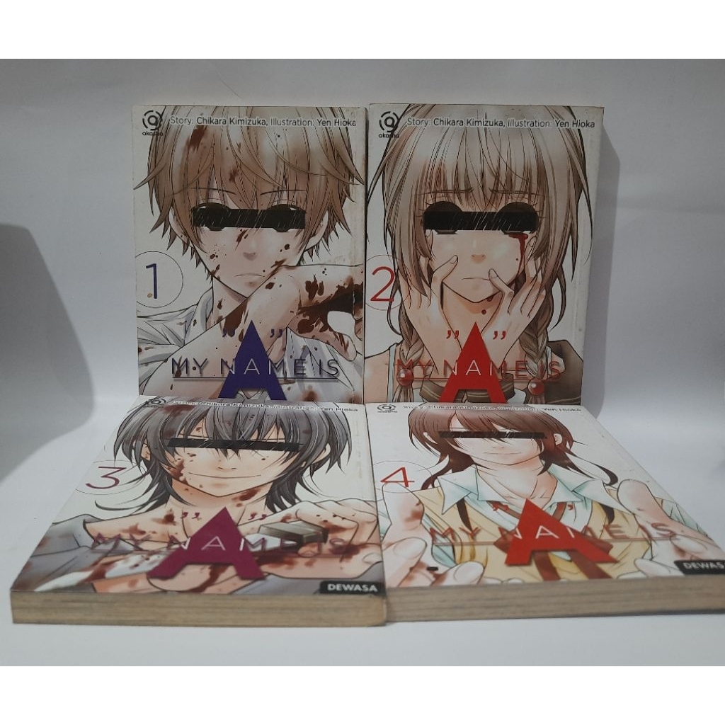 Komik My Name Is A 1-4 set preloved