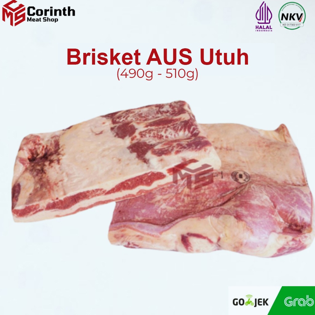 BRISKET NE AUSTRALIA GRADE S UTUH PROMO - DAGING SAPI - HALAL - PREMIUM
