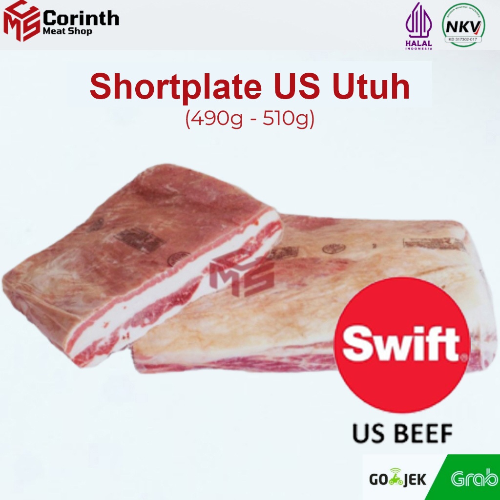 SHORTPLATE SWIFT UTUH 100 % HALAL BERKUALITAS SHORTPLATE US  / WHOLE LOAF SHORTPLATE US - HALAL - PR