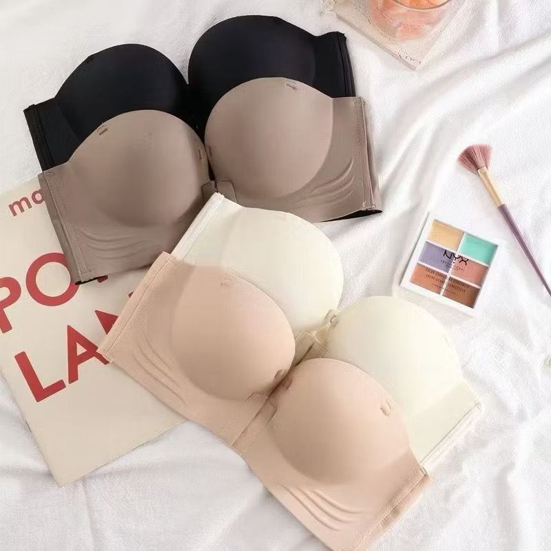 Staro Pakaian Dalam Bra Wanita Push Up Tanpa Kawat Model Bra 2in1 Cup Busa Tebal BRA108