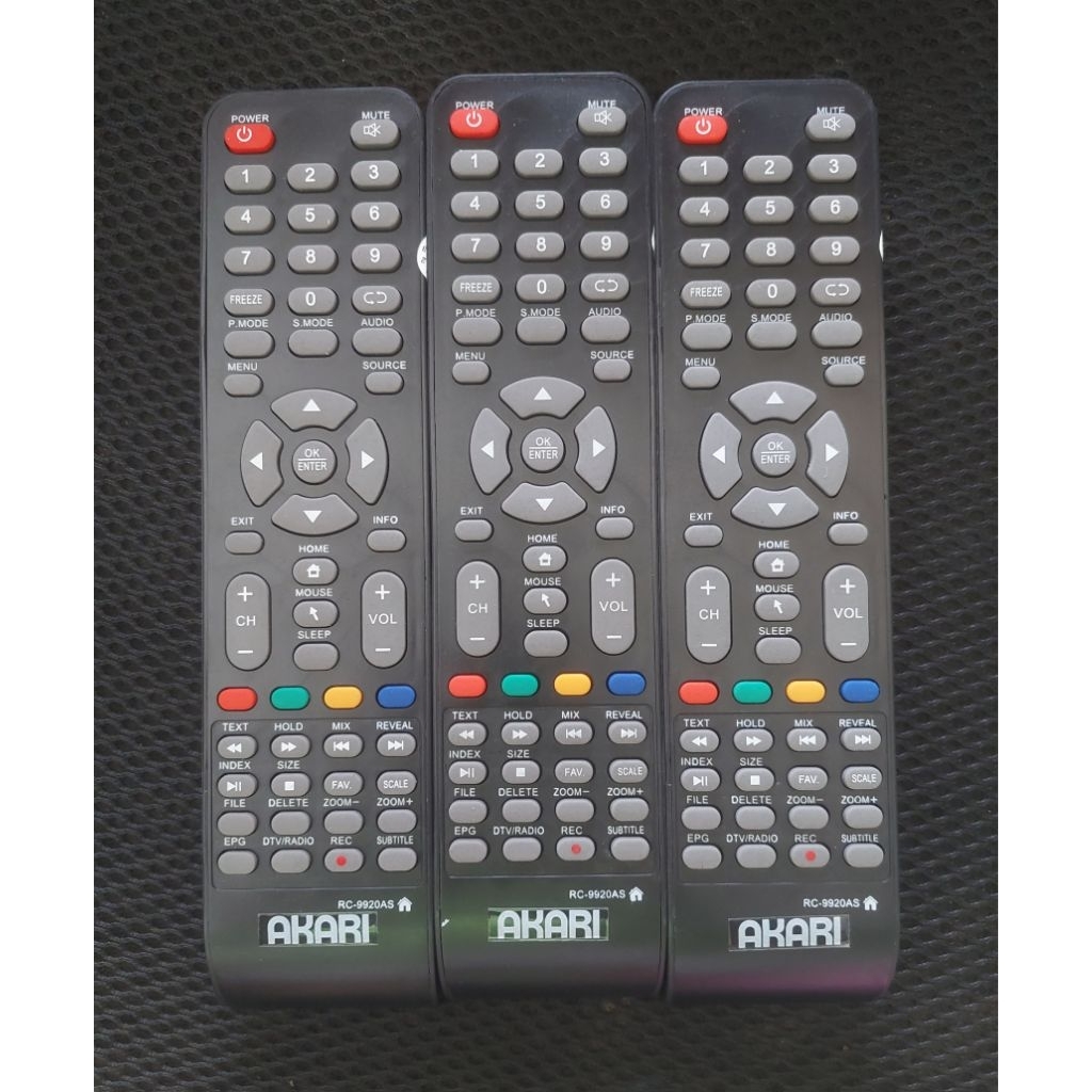 REMOTE TV AKARI LED LCD Smart Connect RC 9920AS Remot Akari TV