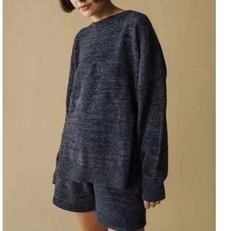 Duma malachi sparkly  sweater navy gold not zara mango claude