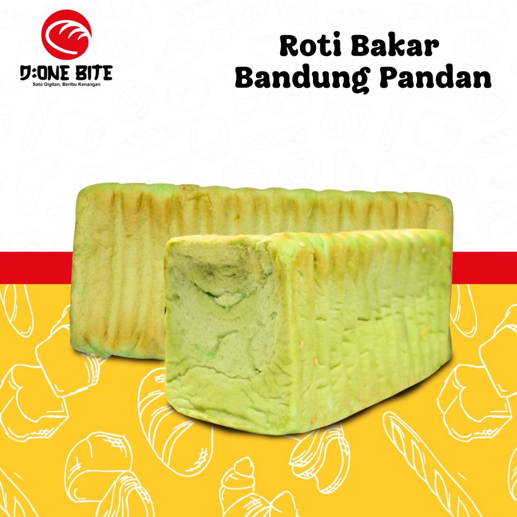 Roti Bakar Bandung Pandan - Tekstur Lembut