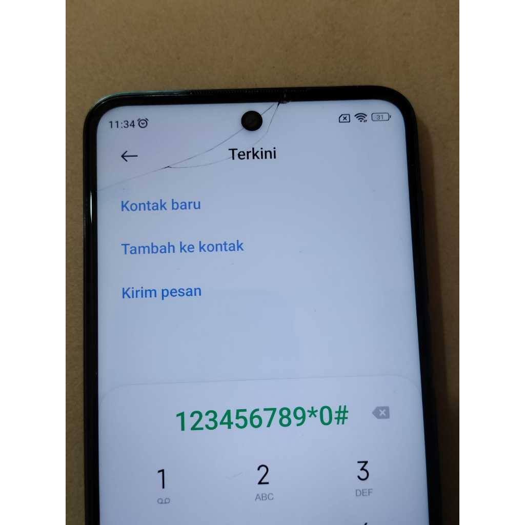 LCD Redmi note 9 pro ORI COPOTAN MINUS RETAK SATU GARIS