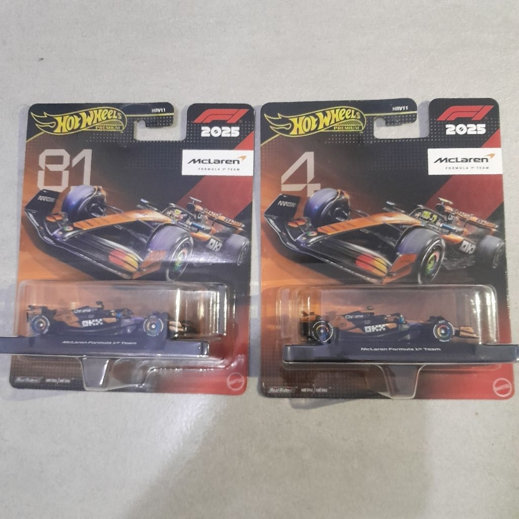 Paket Hotwheels f1 premium mc laren