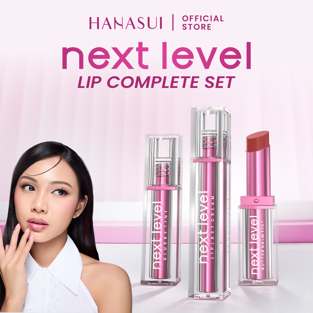 [BEST SELLER] Hanasui Next level Lip Complete Set All Lip Products Collection  LipLast Blurry Tint B