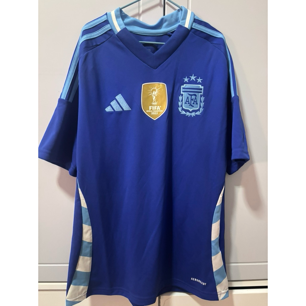 Kaos Jersey Adidas Ori Anak Biru Tua fifa world 2022 size L
