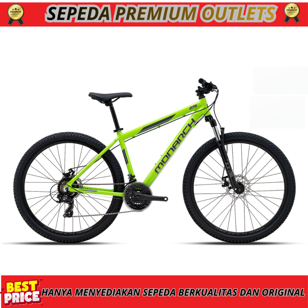 Sepeda Gunung MTB 27.5 Monarch 3x7 Speed By Polygon Frame Alloy