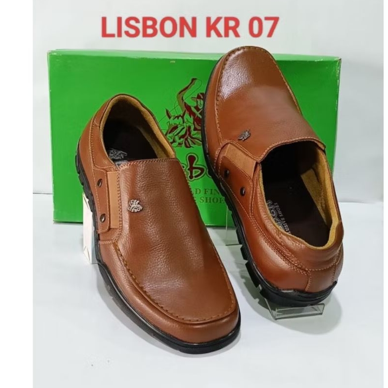 Sepatu kulit asli Lisbon Kr 07