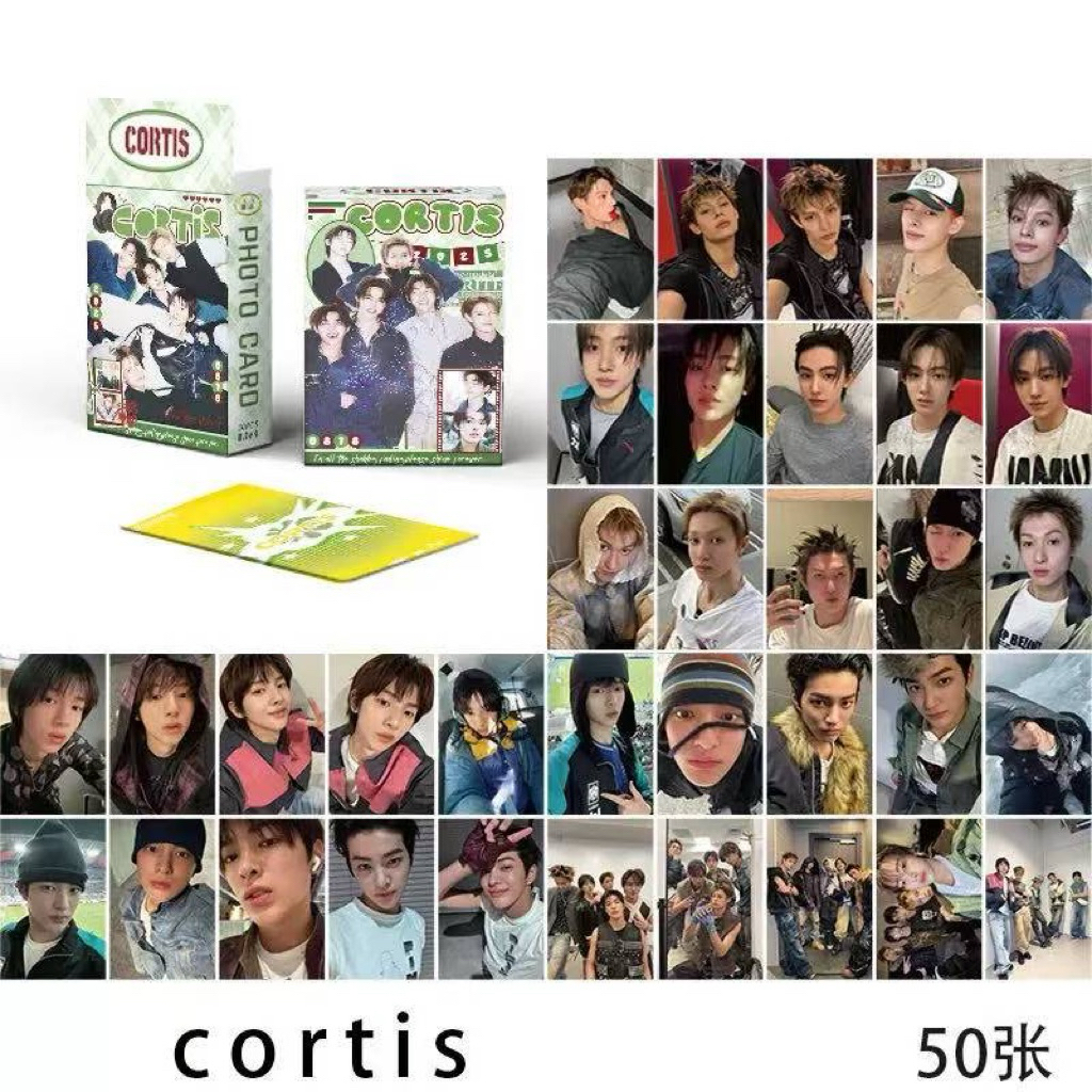 CORTIS photocard hologram versi cortis isi 50 pcs hologram 2 sisi photocard cortis terbaru