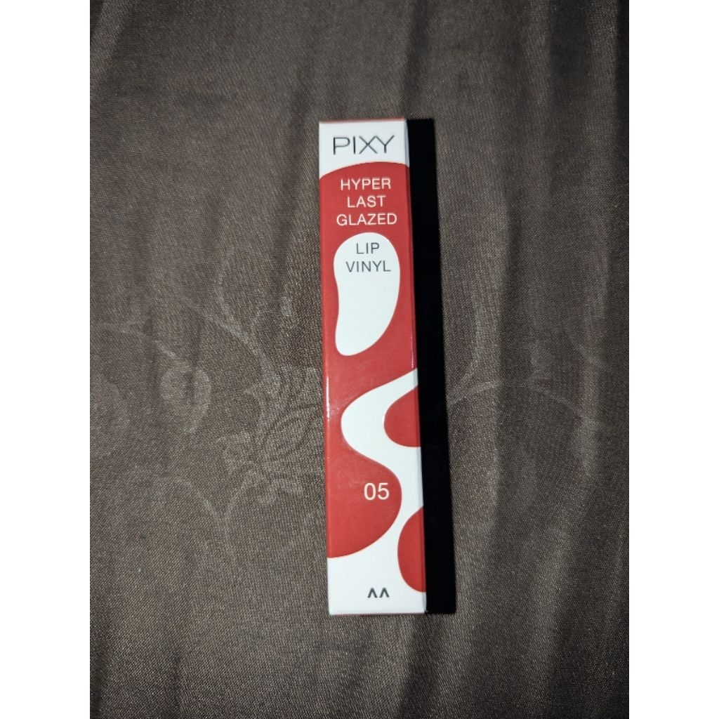 PIXY HYPER LAST GLAZED LIP VINYL 05 FIERY CRIMSON ORI NEW