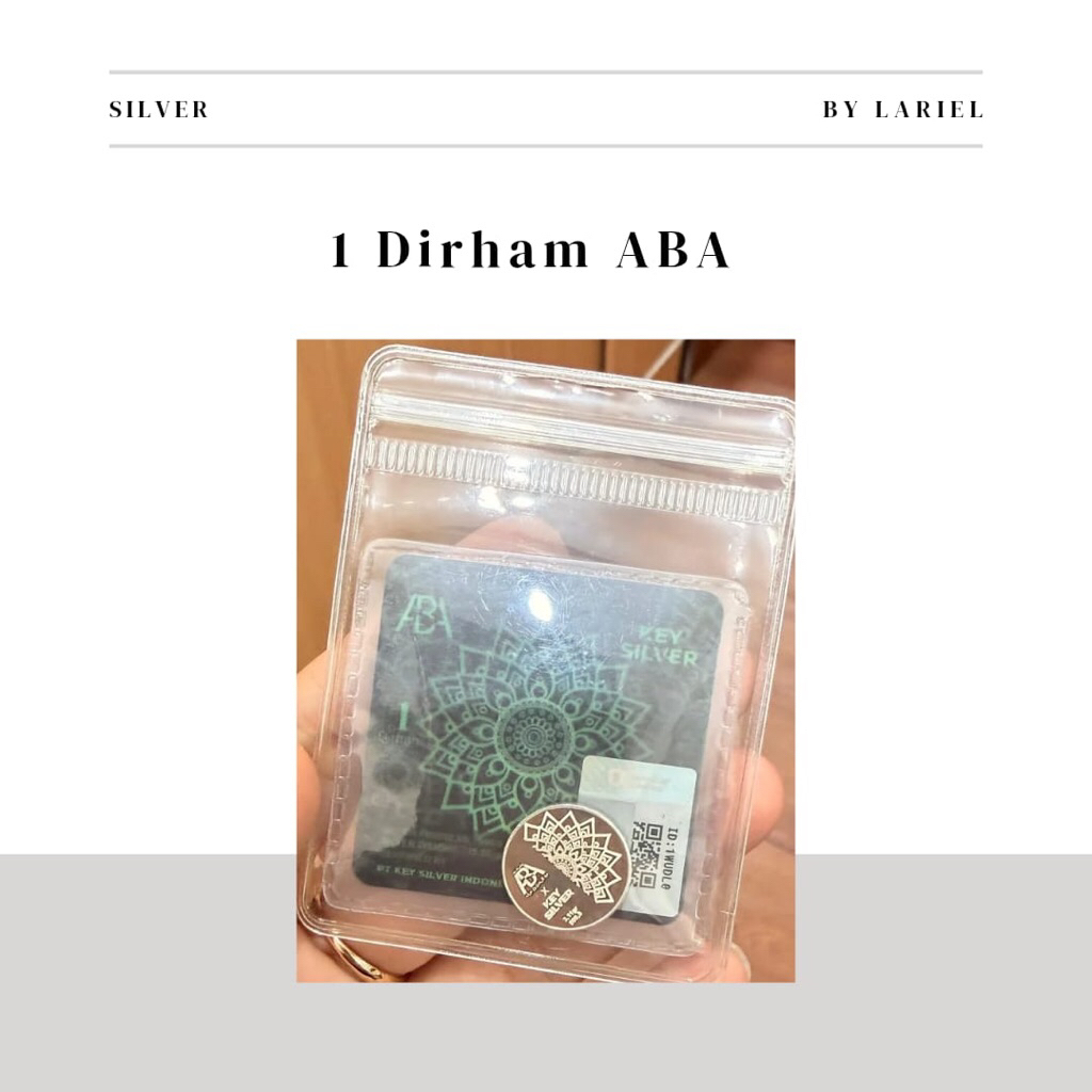 1 Dirham ABA Abdurrahman Bin Auf x Key Silver