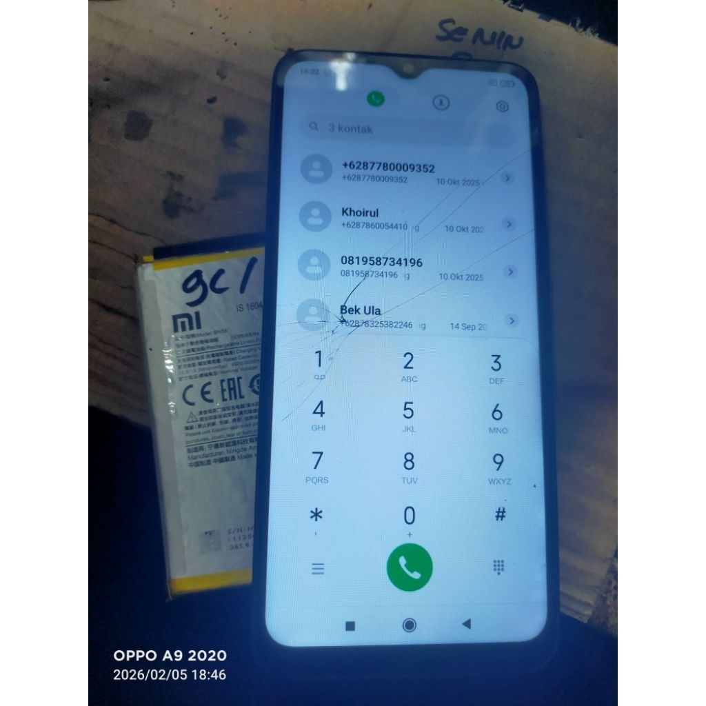 LCD XIAOMI REDMI 9C _ XIAOMI REDMI 9A ORIGINAL COPOTAN