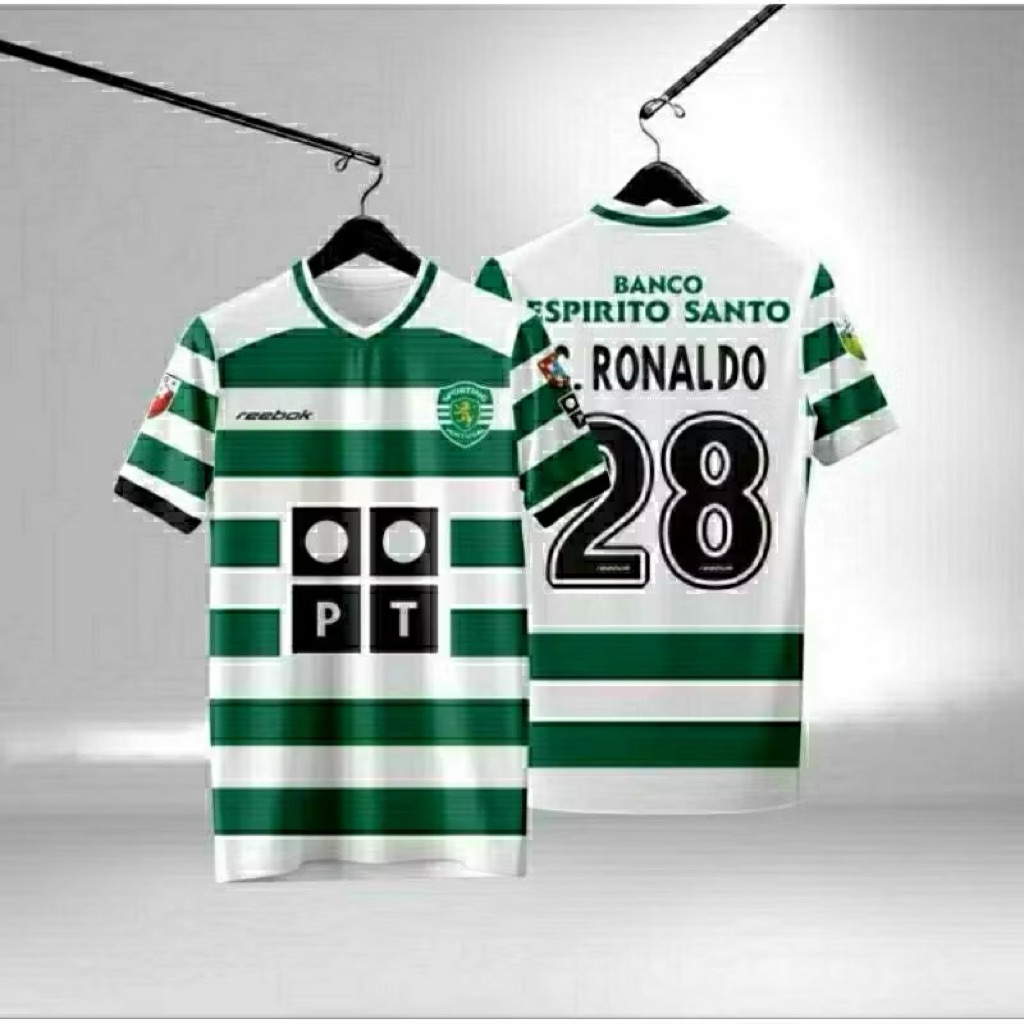 JERSEY SPORTING LISBON HOME 2003-2004 SPESIAL RONALDO / FULL PRINTING | FRE NAMESET