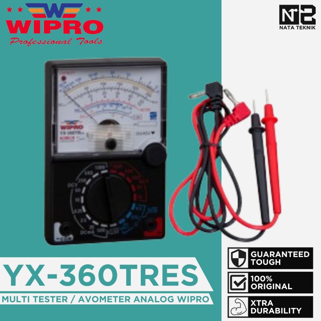 WIPRO YX-360TRES Multitester Analog / Avometer Analog WIPRO YX 360 TRES