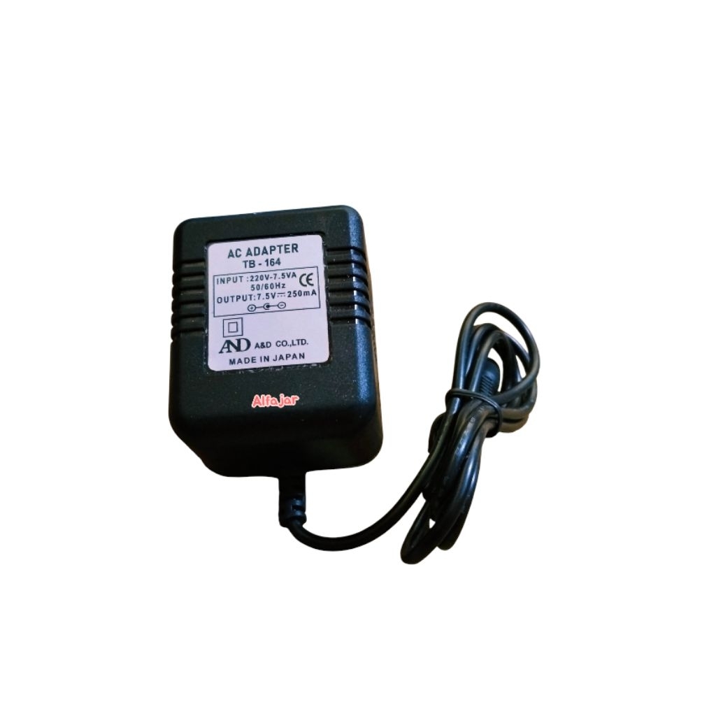 Adaptor Trafo Charger Timbangan AND TB-164 7,5V 250mA