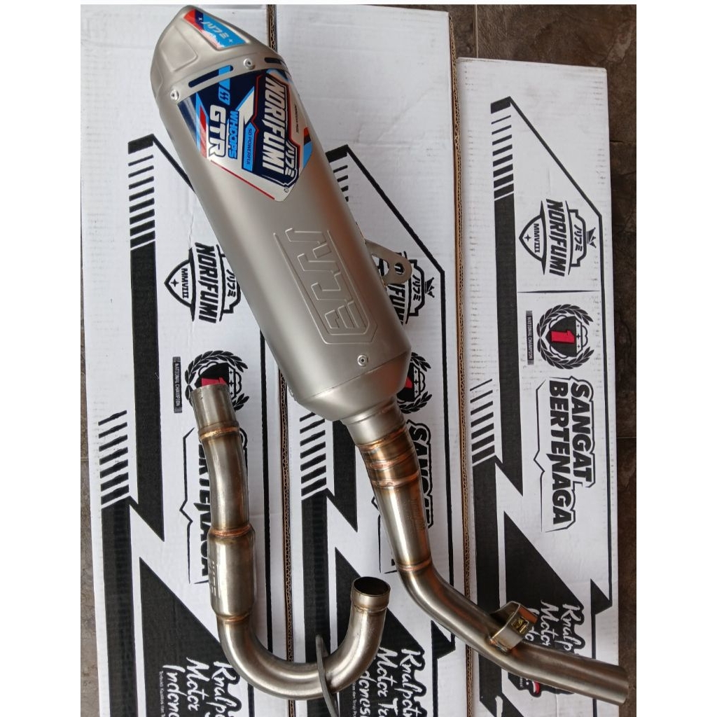 KNALPOT NORIFUMI ORIGINAL WHOOPS GTR KLX CRF KLX 140