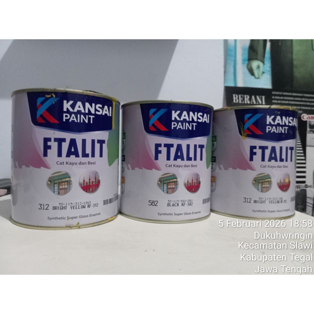 Cat Kayu Dan Besi Merek Kansai Paint