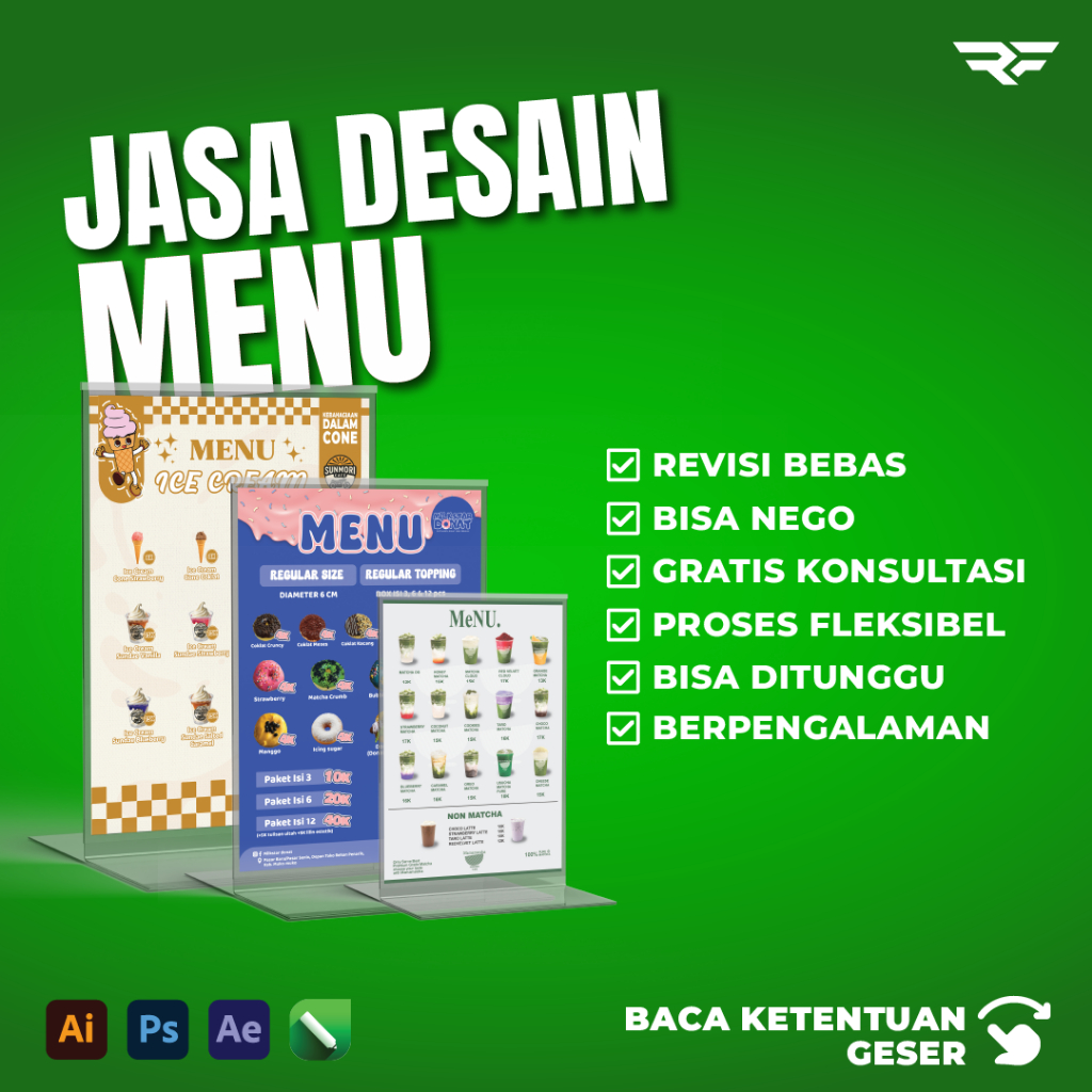 JASA DESAIN MENU TERMURAH BISA NEGO, DESAIN MENU MINUMAN, DESAIN MENU MAKANAN, MENU MINUMAN KEKINIAN
