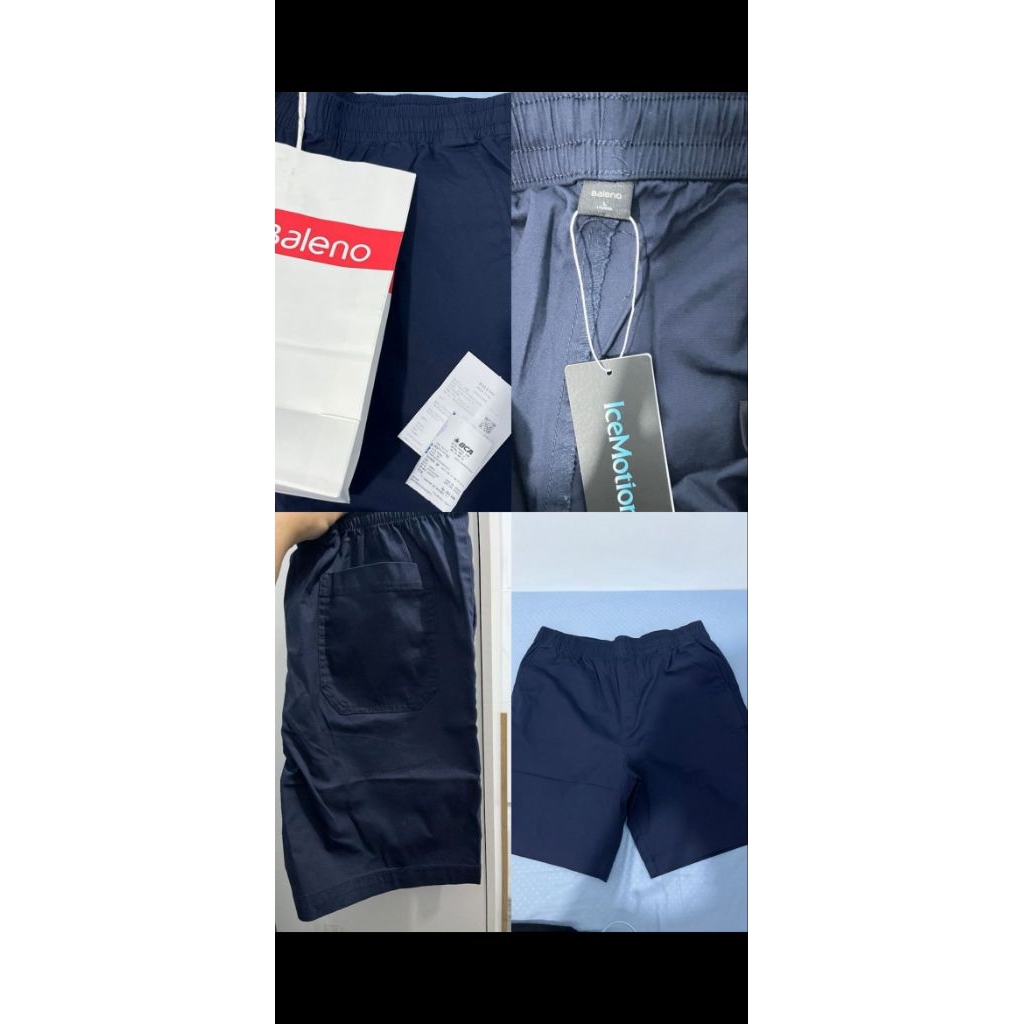 Celana pendek pria brand Baleno warna navy NEW