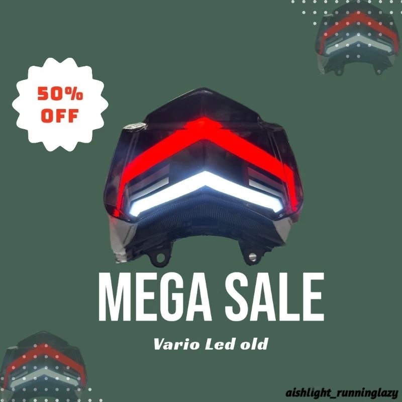 FULLSET stoplamp Vario LED old 125/150 custom lazy running || stoplamp Vario125/150 led old custom |