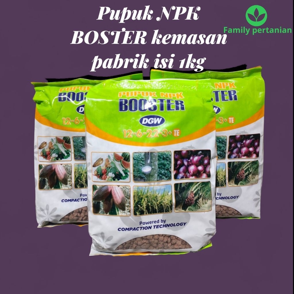 pupuk NPK BOSTER kemasan pabrik isi 1kg pertumbuhan cepat besar