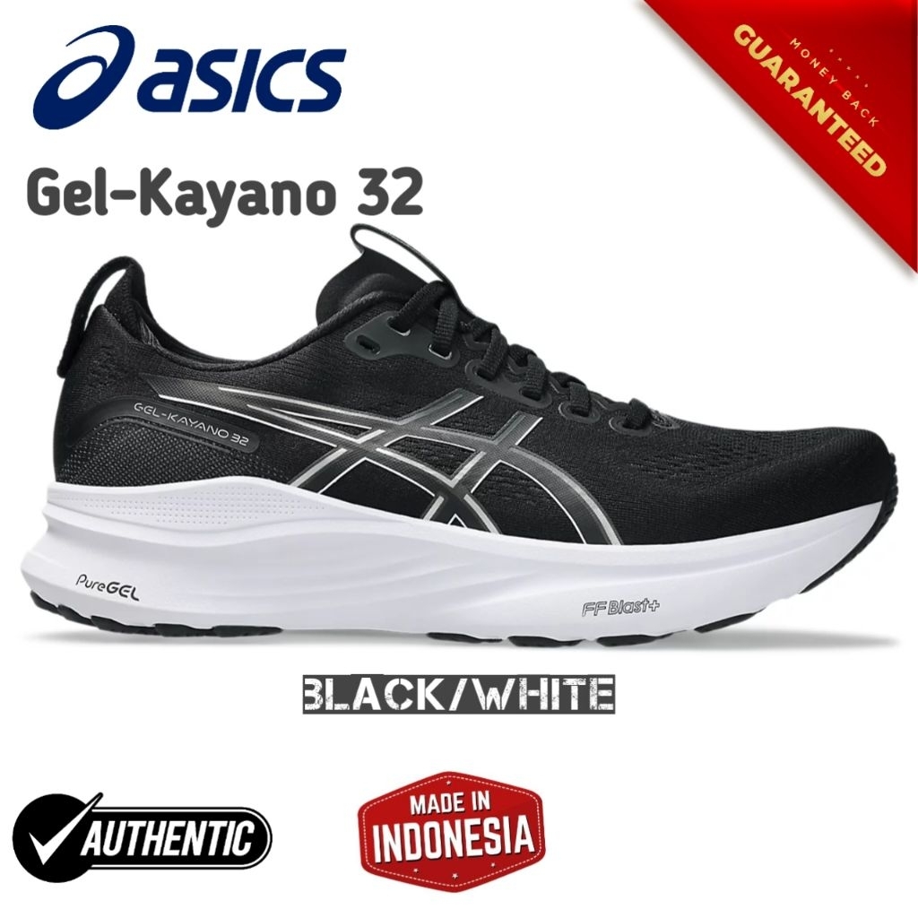 Asics Men's Gel Kayano 32 Black White Original