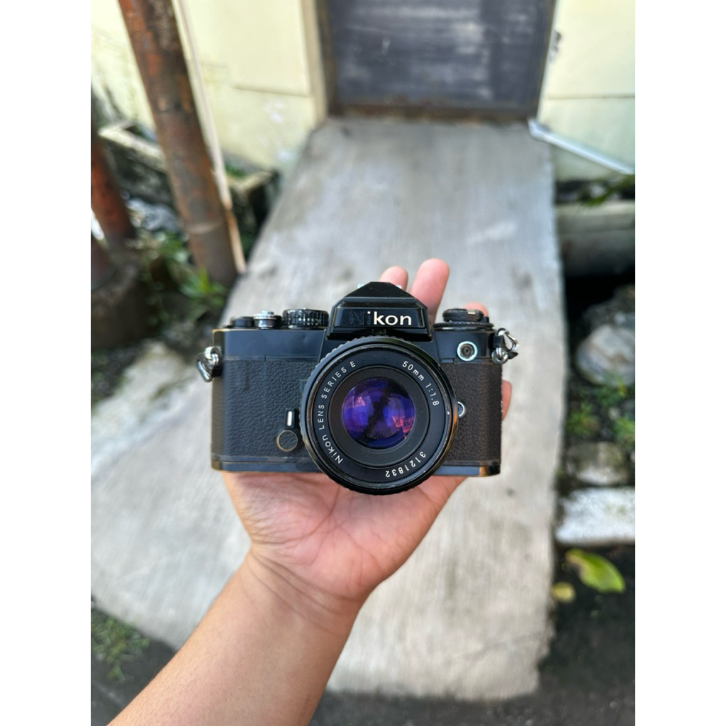 Anlog Nikon FE Lens Nikon 50mm f1.8 Ais Murah