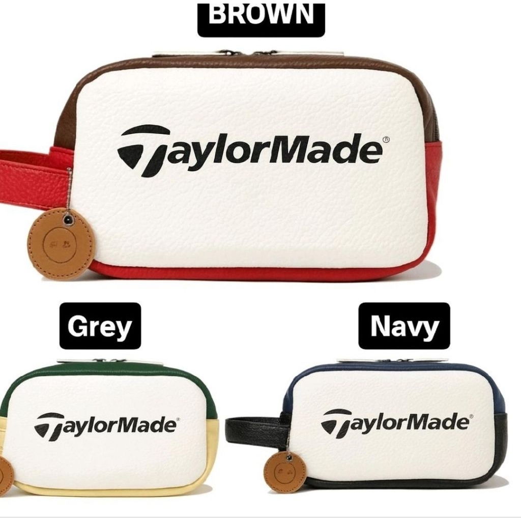 Pouch Bag Golf Taylormade Kulit Original