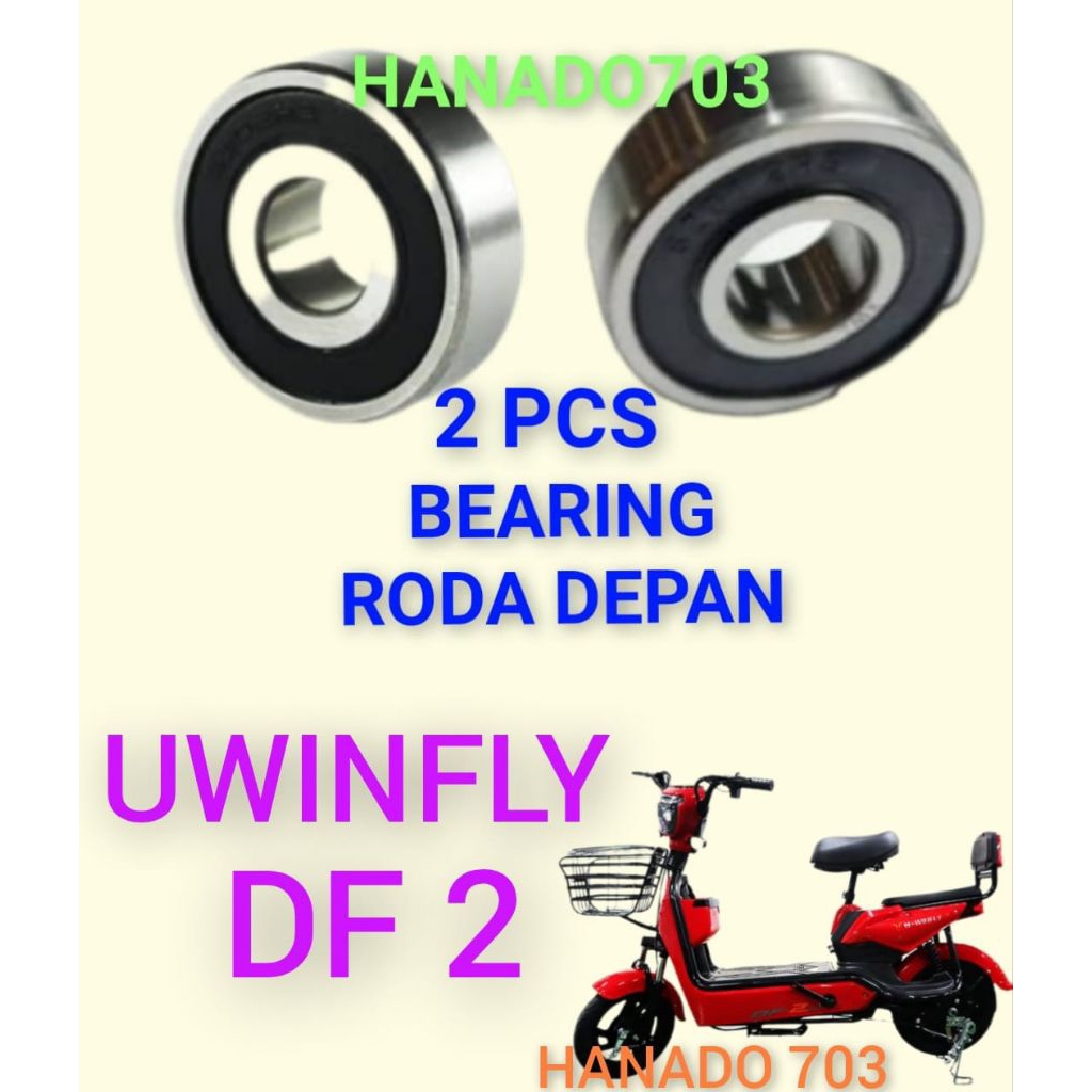 bearing roda depan sepeda listrik uwinfly DF2 laker klahar roda depan sepeda listrik uwinfly df 2