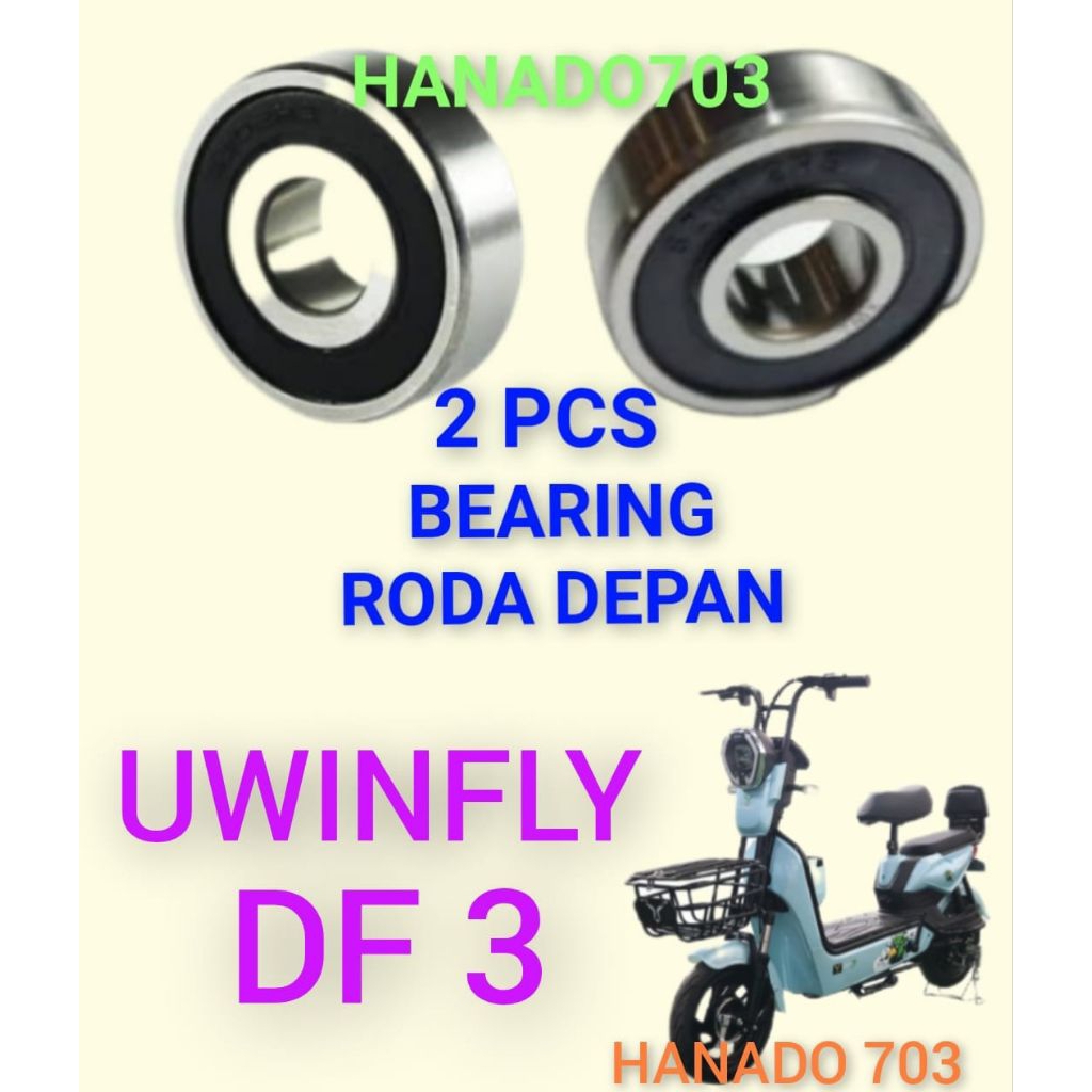 bearing roda depan sepeda listrik uwinfly df3 laker klahar roda depan sepeda listrik uwinfly df 3